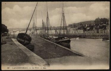 Landerneau. - Vue du port