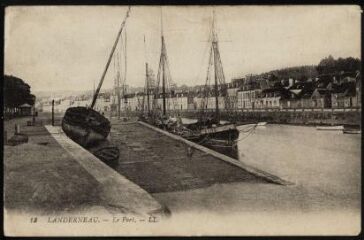 Landerneau. - Vue du port