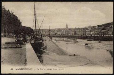 Landerneau. - Le port à marée basse