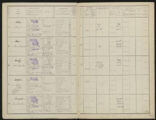 Liste de recensement des classes – 1913