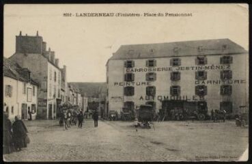 Landerneau. - La place Saint-Julien