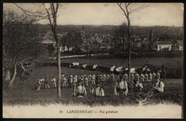 Landerneau. - Soldats sur les hauteurs vers Pencran