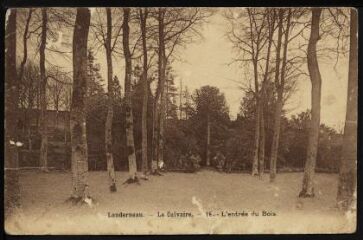 Landerneau. - Le Calvaire, l'entrée du bois