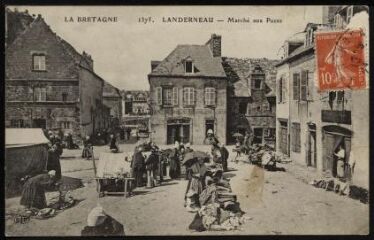 Landerneau. -Marché, place Saint-Thomas