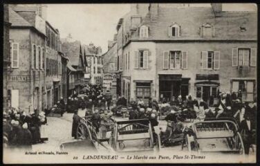 Landerneau. -Marché, place Saint-Thomas