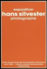 Exposition « Hans Silvester » photographe.