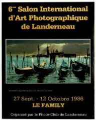 6ème salon international d’Art photographique de Landerneau.