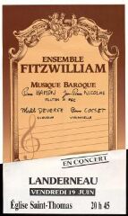 Concert. Ensemble Fitzwilliam.