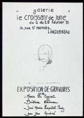 Exposition de gravures.