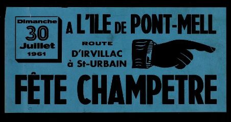 Fête champêtre à L'Ile de Pont-Mell