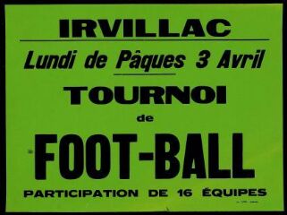 Tournoi de football à Irvillac