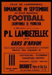 Football championnat de promotion à Landerneau