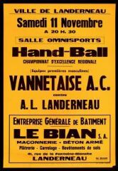 Hand-Ball championnat d'excellence à Landerneau