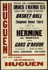Basket-ball Championnat honneur fédéral à Landerneau