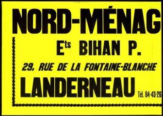 Nord Ménager – Etablissement Bihan à Landerneau
