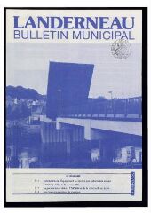 Landerneau - Bulletin municipal - Novembre 1986