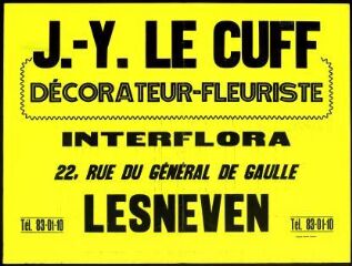 J.Y. Le Cuff-Interflora - Lesneven