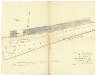 Calvaire de Landerneau : plan d’alignement et de réalisation d’un mur de soutènement