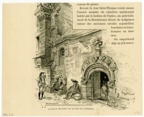 1 vue  - Lithographie \'Le Moulin de Rohan sur le pont de Landerneau\' (ouvre la visionneuse)