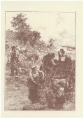 1 vue  - Gravure extraite de La vie rustique de André Theuriot, 1888   (ouvre la visionneuse)