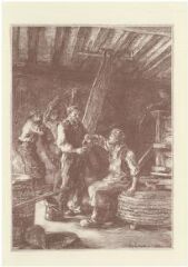1 vue  - Gravure extraite de La vie rustique de André Theuriot, 1888   (ouvre la visionneuse)