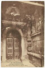 1 vue  - Carte postale, porche de l\'Eglise Saint-Thomas, Landerneau. (ouvre la visionneuse)