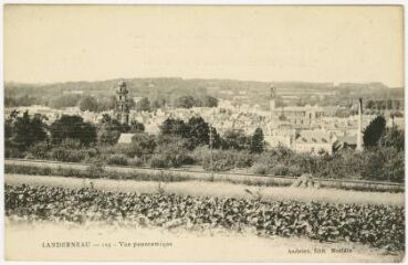 1 vue  - Carte postale Landerneau, vue panoramique (ouvre la visionneuse)