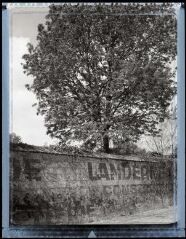 1 vue Mur, rue des Ecossais avec publicité pour la Grande Briqueterie de Landerneau