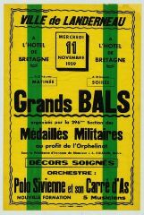 1 vue  - Grands bals de la 296ème section des médaillés militaires à Landerneau (ouvre la visionneuse)