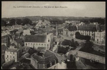 1 vue  - Landerneau. - Vue de la ville prise de l\'église Saint-Houardon (ouvre la visionneuse)