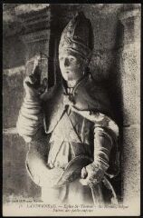 1 vue  - Landerneau. - L\'église Saint-Thomas, statue de Saint-Nicolas (ouvre la visionneuse)