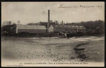 1 vue La Forêt-Landerneau. - La Grande Palud, usine de la Grande Palud