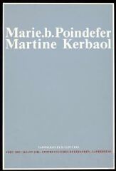 1 vue  - Marie.b.Poindefer – Martine Kerbaol. (ouvre la visionneuse)